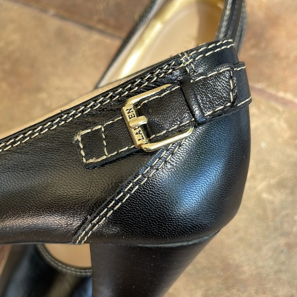 Lauren Ralph Salma Women's Leather Round Toe Pumps - Picture 4 of 7